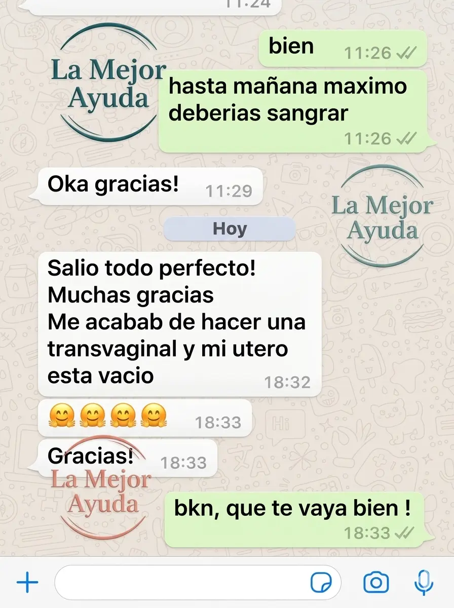 Resultado real informado después del proceso