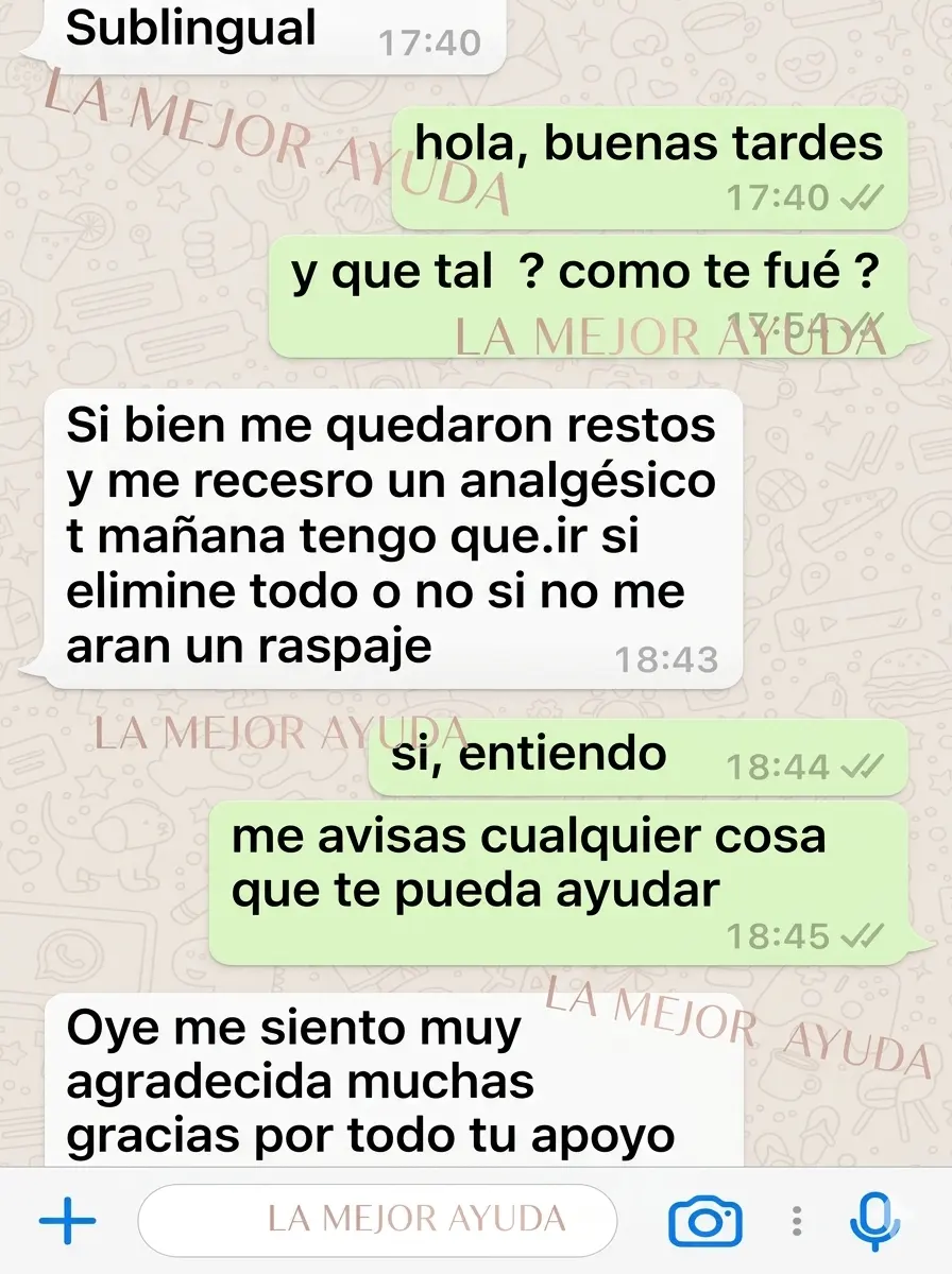 Experiencia real con orientación y seguimiento